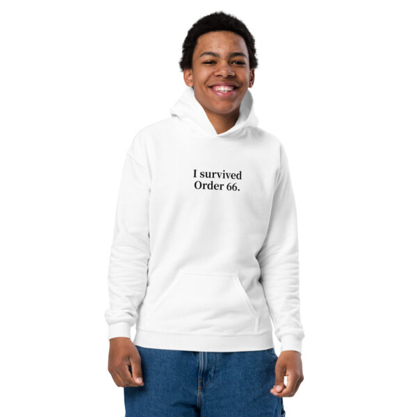 Youth heavy blend hoodie "I survived Order 66." - Image 2