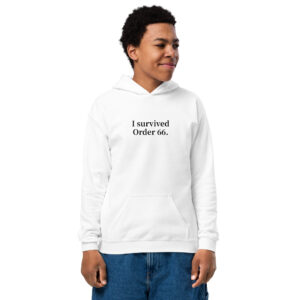 Youth heavy blend hoodie "I survived Order 66."