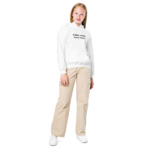 Youth heavy blend hoodie "Wibbly wobbly, timey wimey."